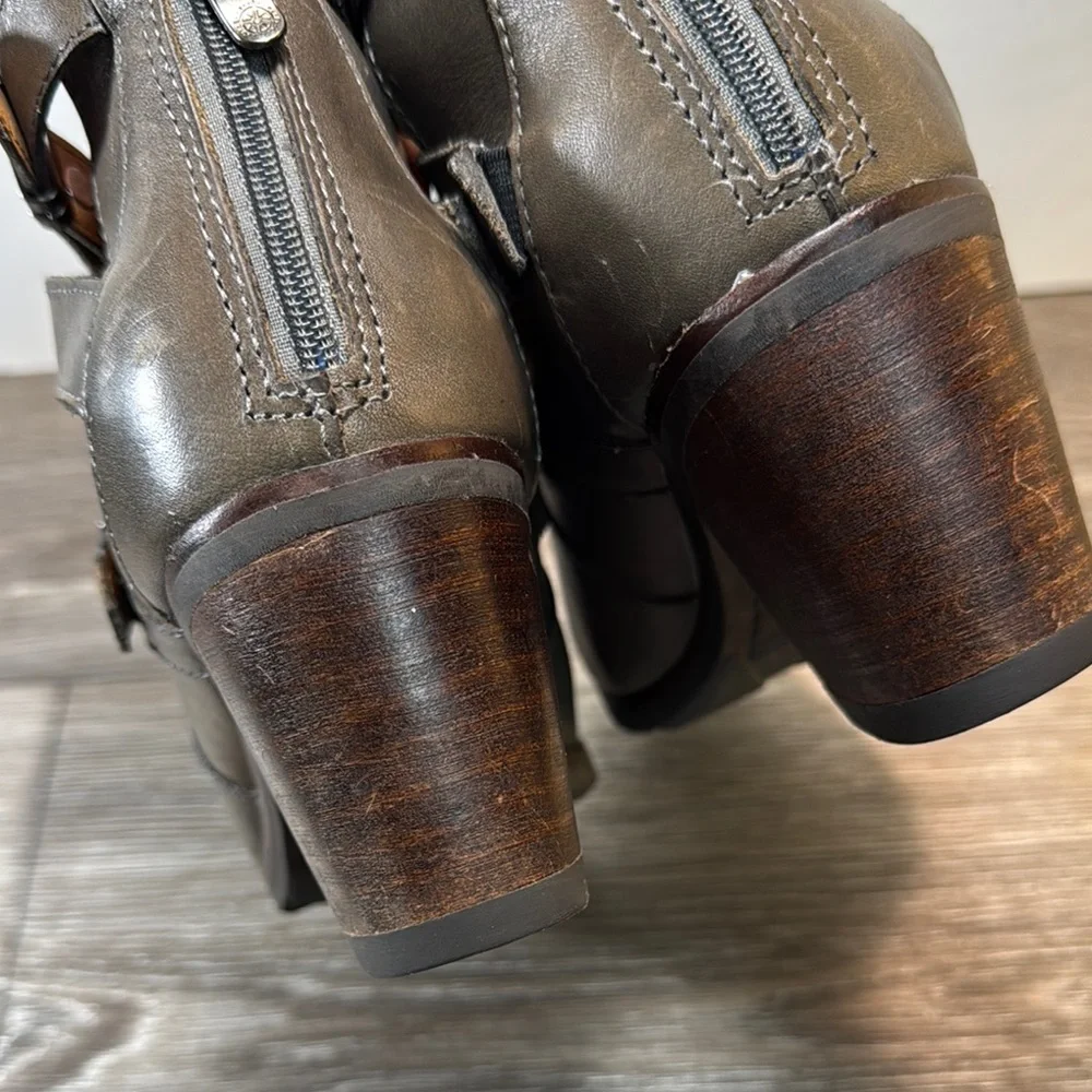 Bussola Brown Ankle Boots woman’s size 38 (b110)